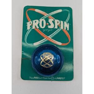 Vintage 80's Blue YOYO Pro Spin Stinger Duncan Sales & Promo NIP